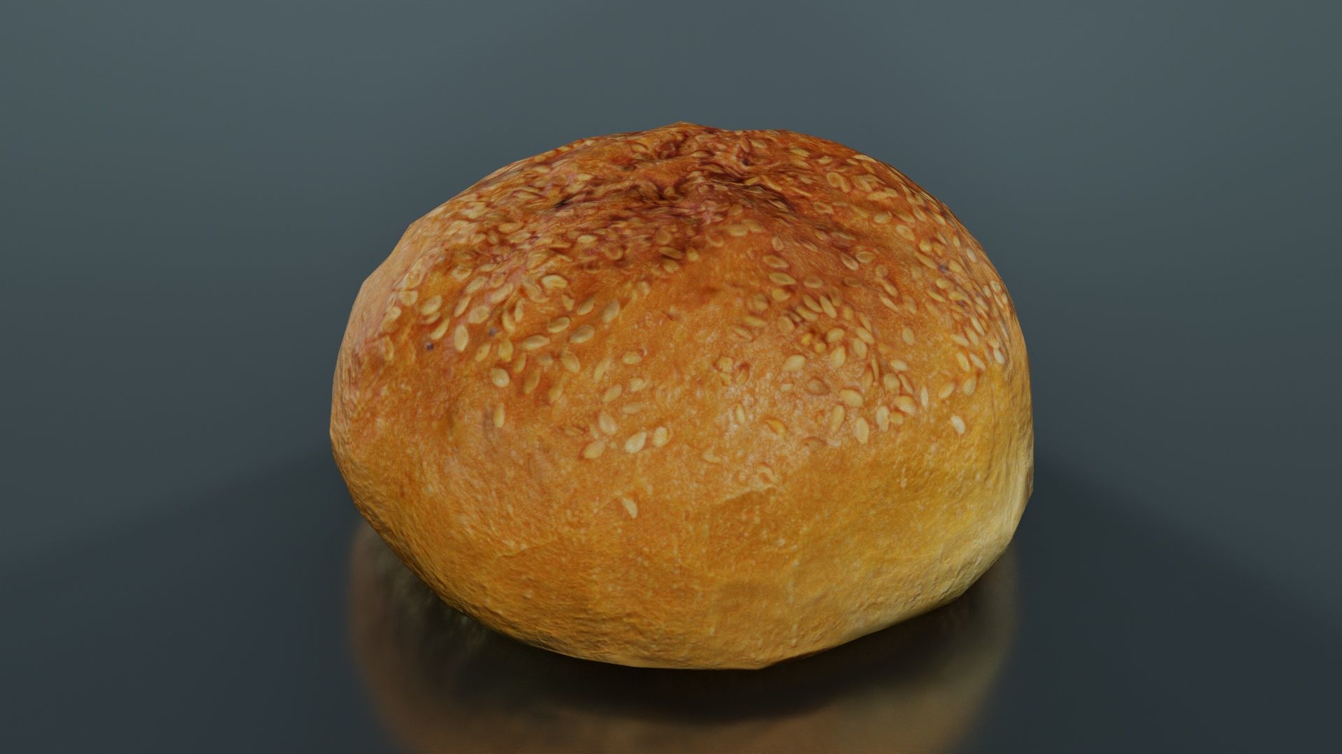 Pistolet 4 Low-poly 3D model_3