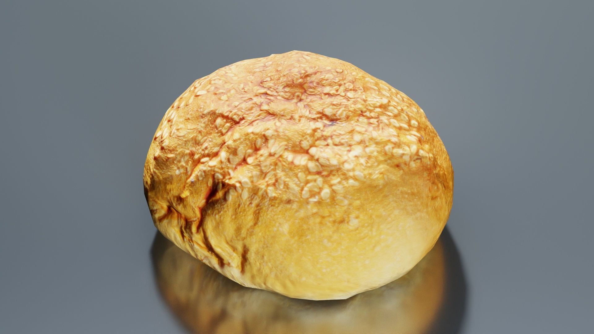 Pistolet 4 Low-poly 3D model_2