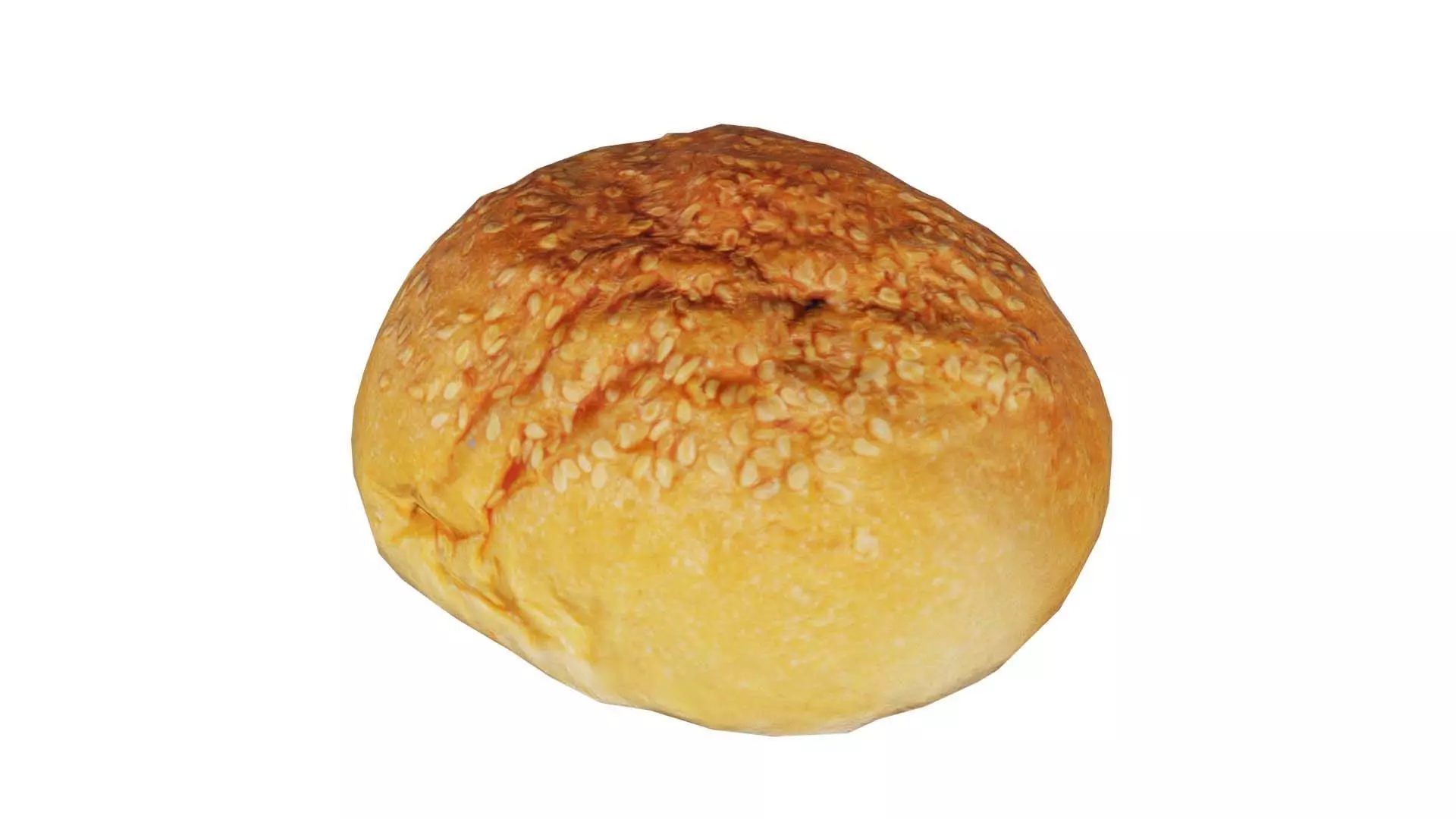 Pistolet 4 Low-poly 3D model_0