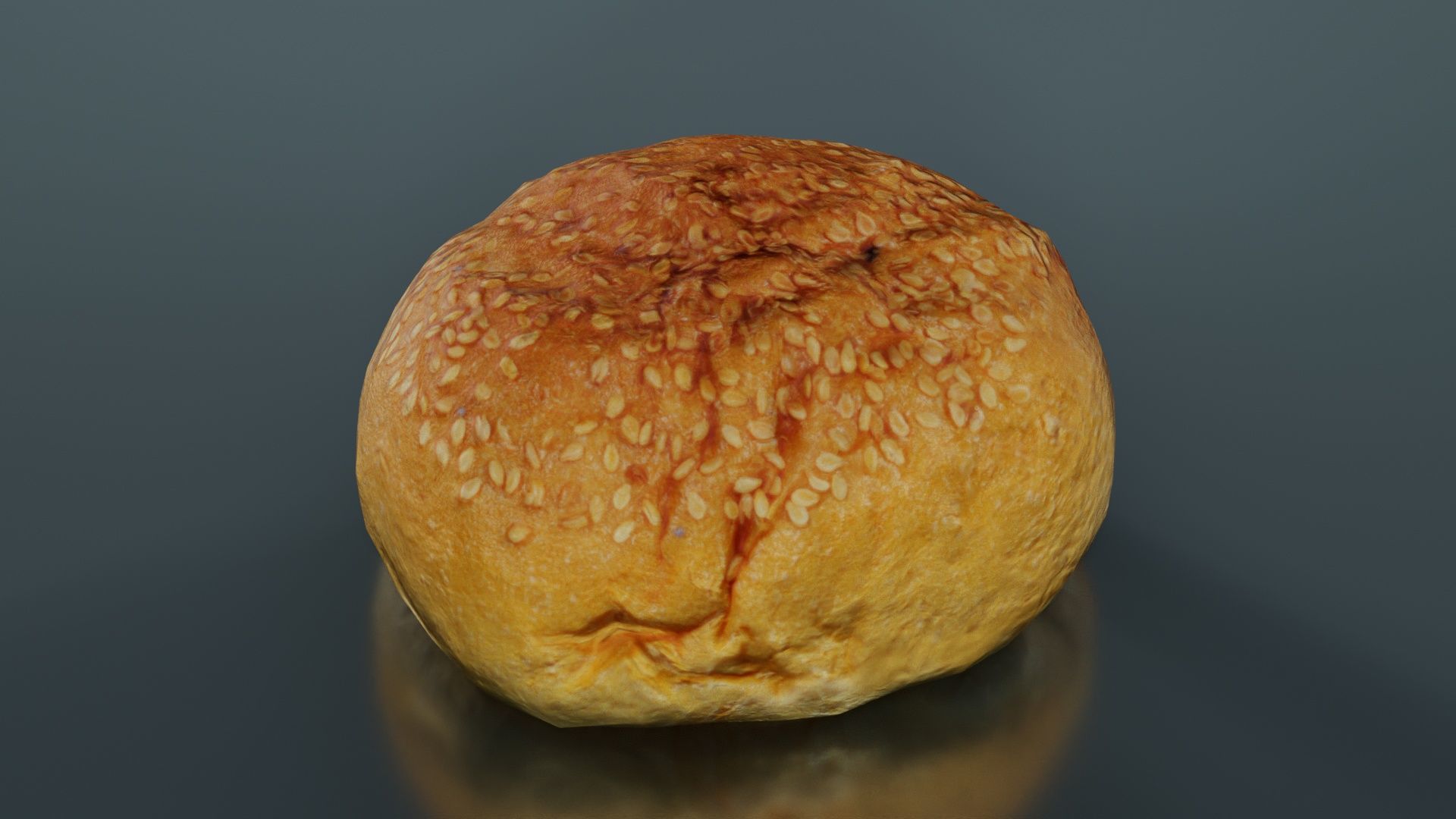 Pistolet 4 Low-poly 3D model_4