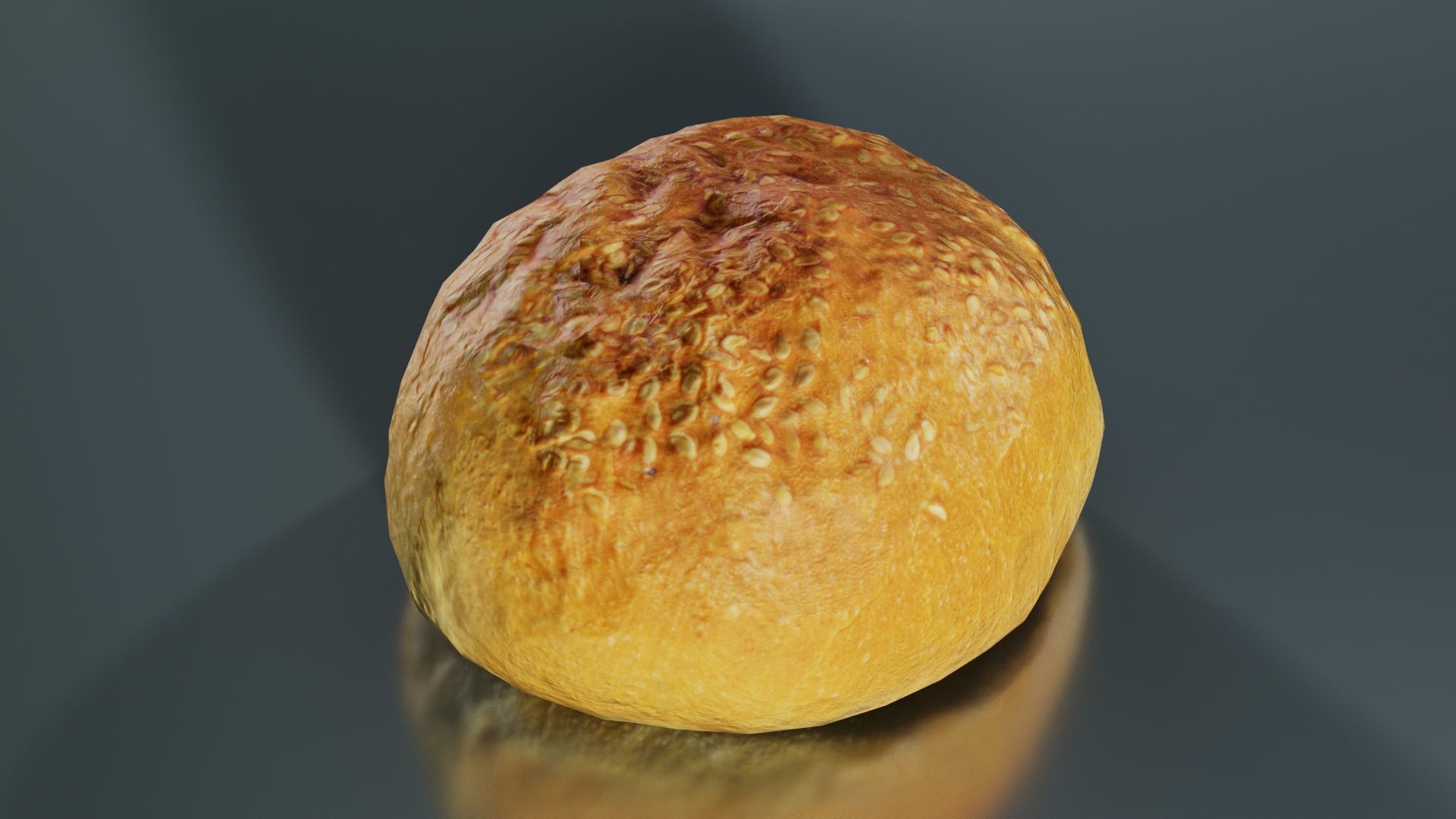 Pistolet 4 Low-poly 3D model_5