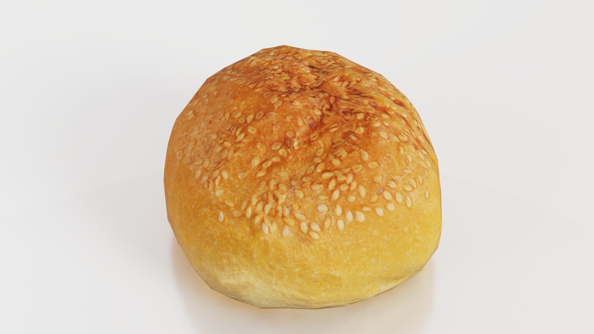 Pistolet 4 Low-poly 3D model_7