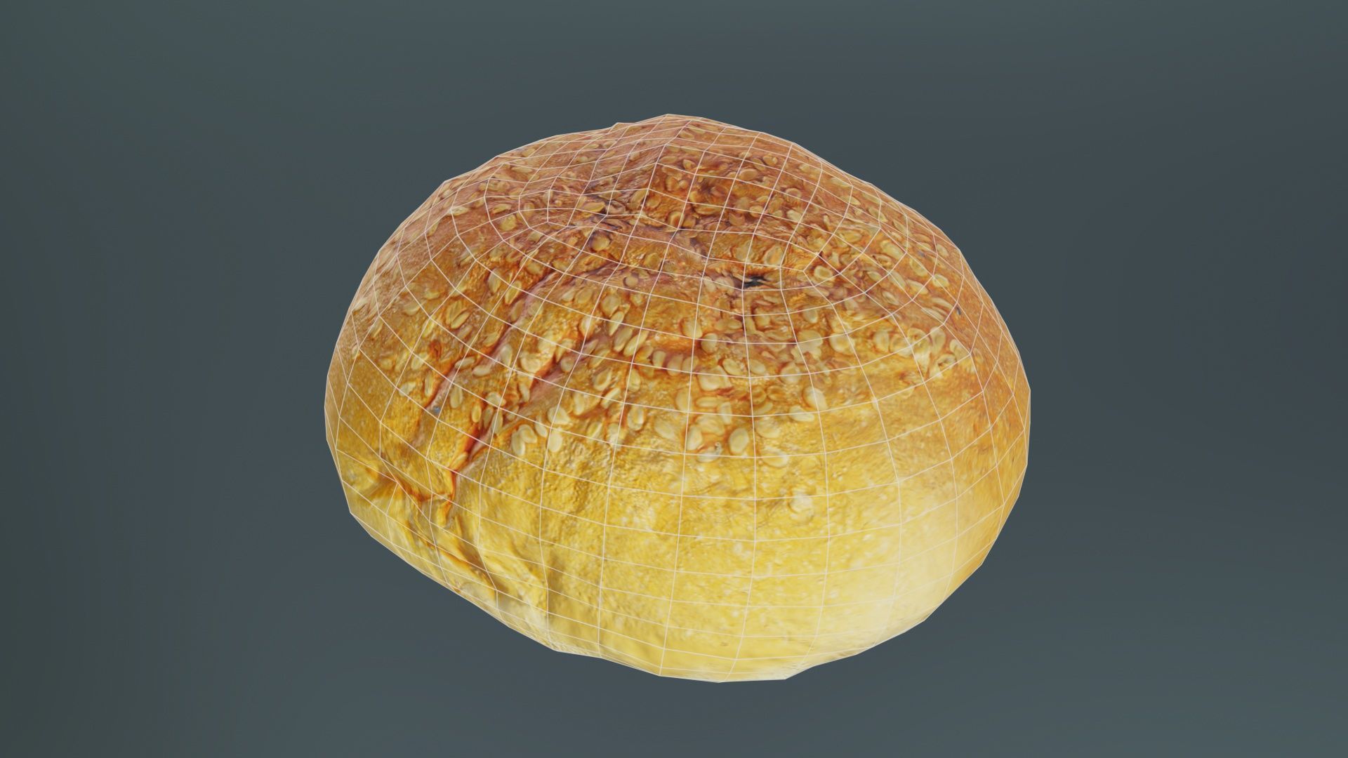 Pistolet 4 Low-poly 3D model_9