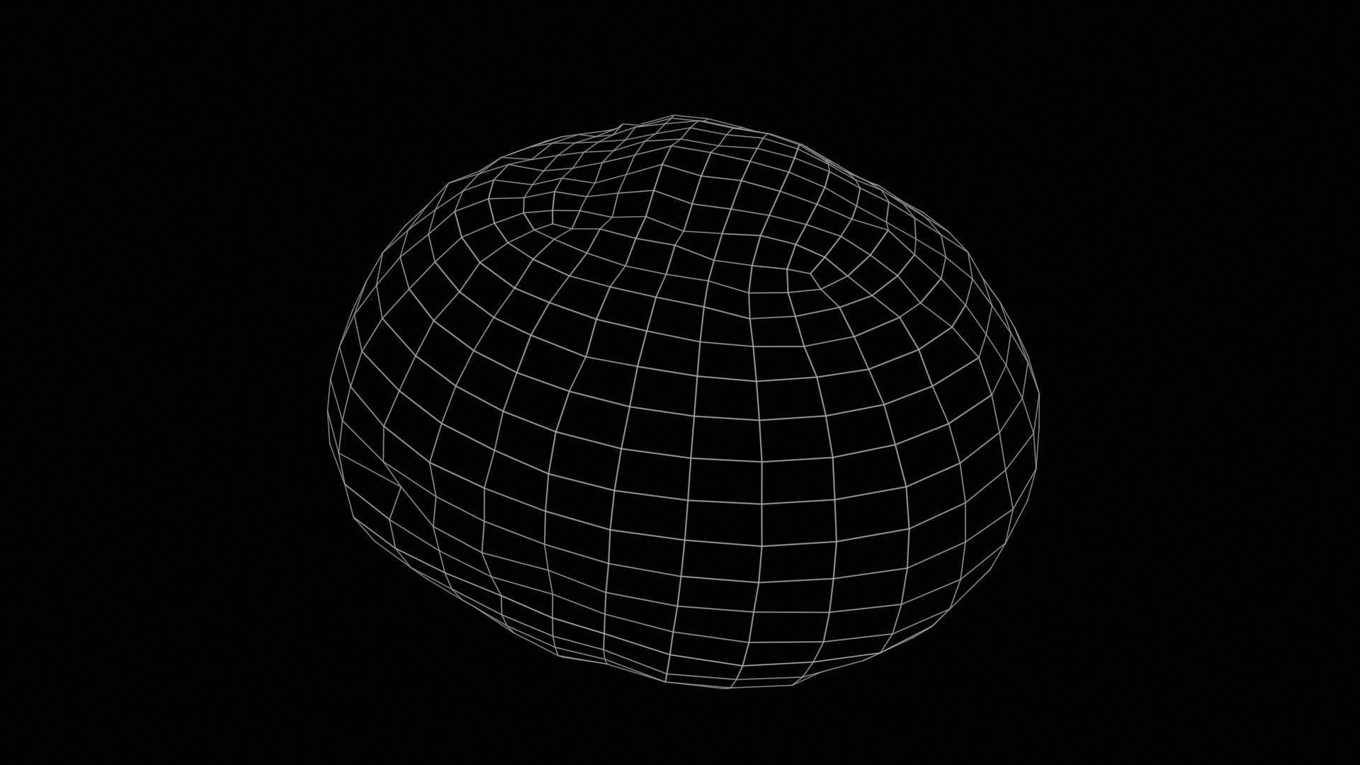 Pistolet 4 Low-poly 3D model_11