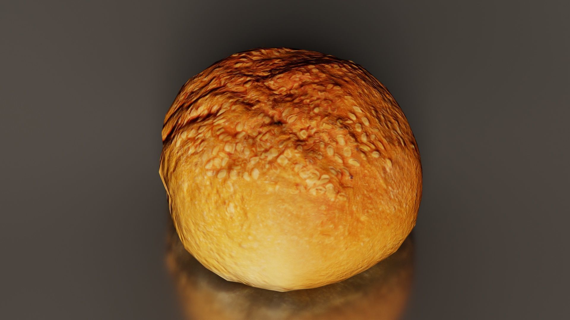 Pistolet 4 Low-poly 3D model_6