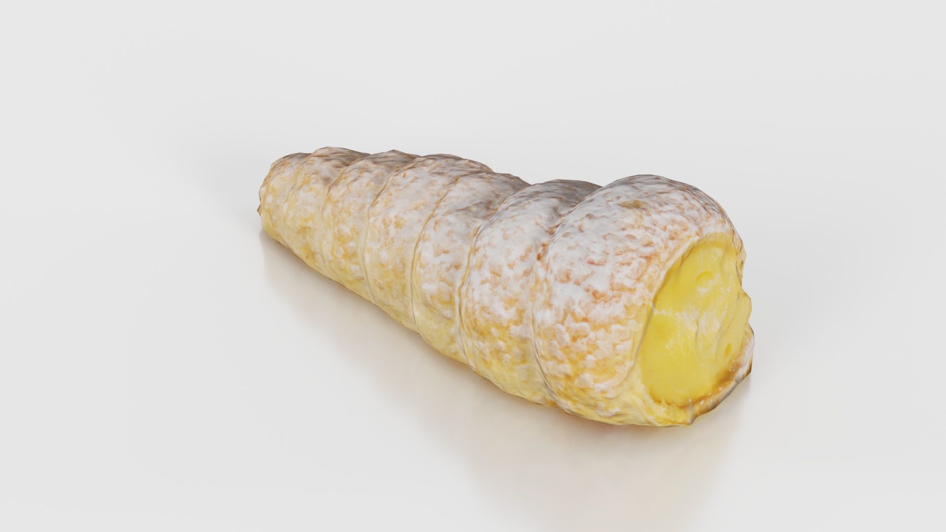 Pudding Creme Filled Cake Low-poly 3D model_18