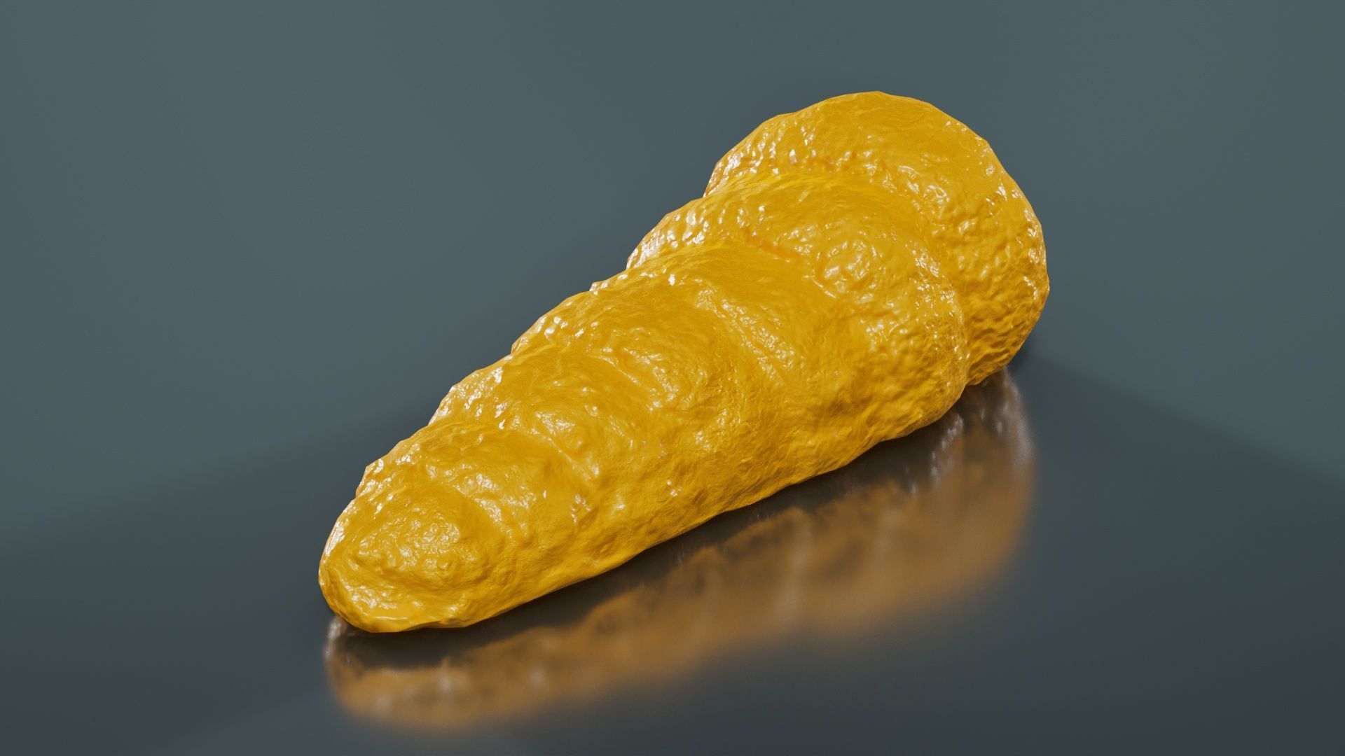 Pudding Creme Filled Cake Low-poly 3D model_13