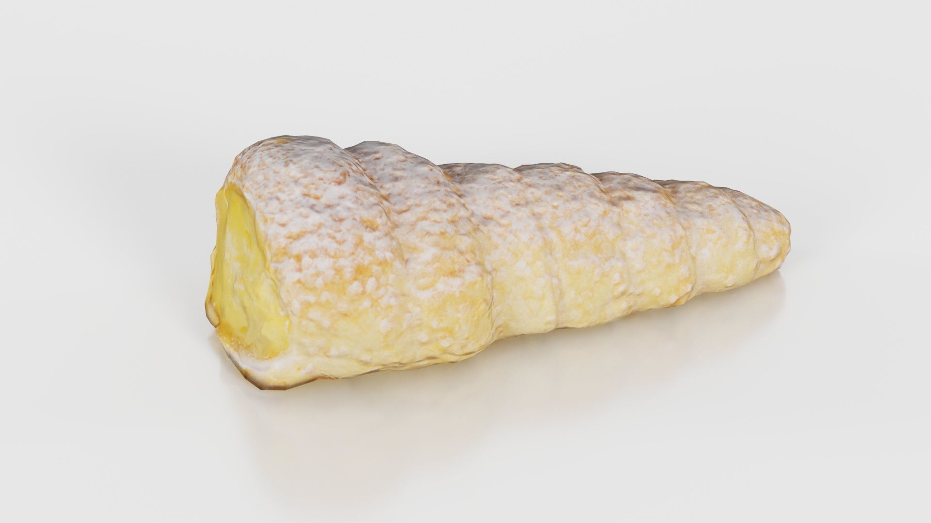 Pudding Creme Filled Cake Low-poly 3D model_26