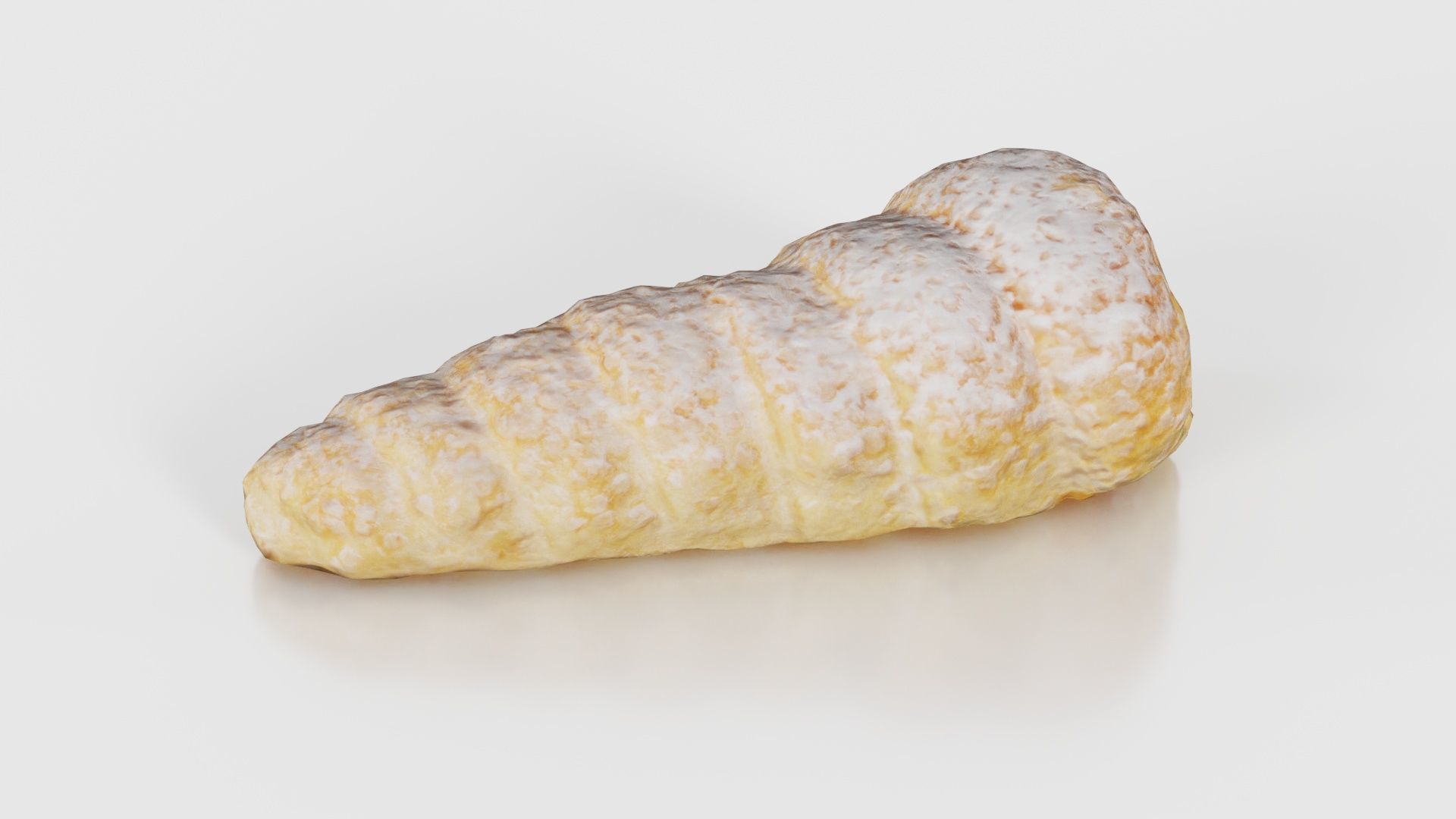 Pudding Creme Filled Cake Low-poly 3D model_20