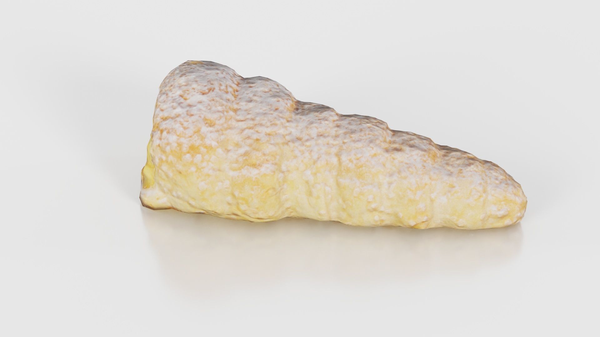 Pudding Creme Filled Cake Low-poly 3D model_25