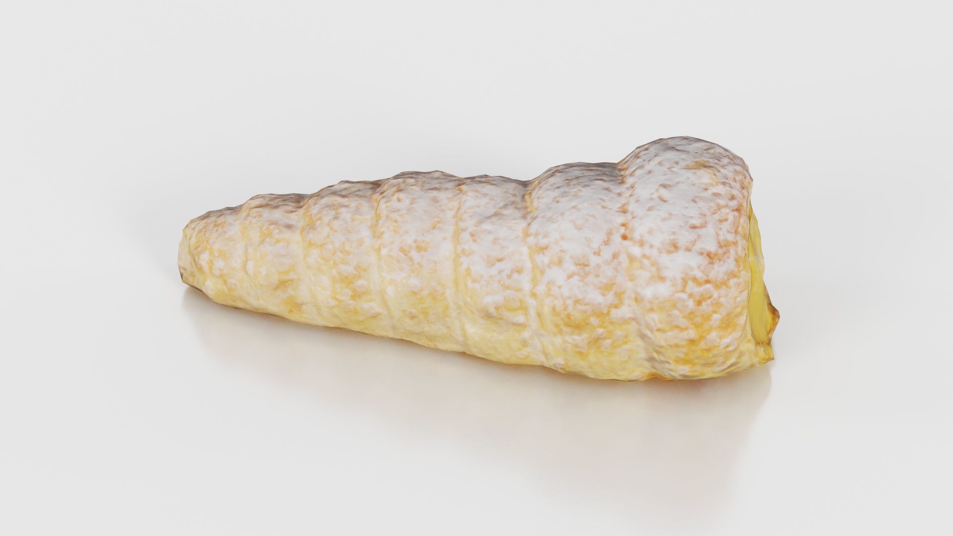 Pudding Creme Filled Cake Low-poly 3D model_19