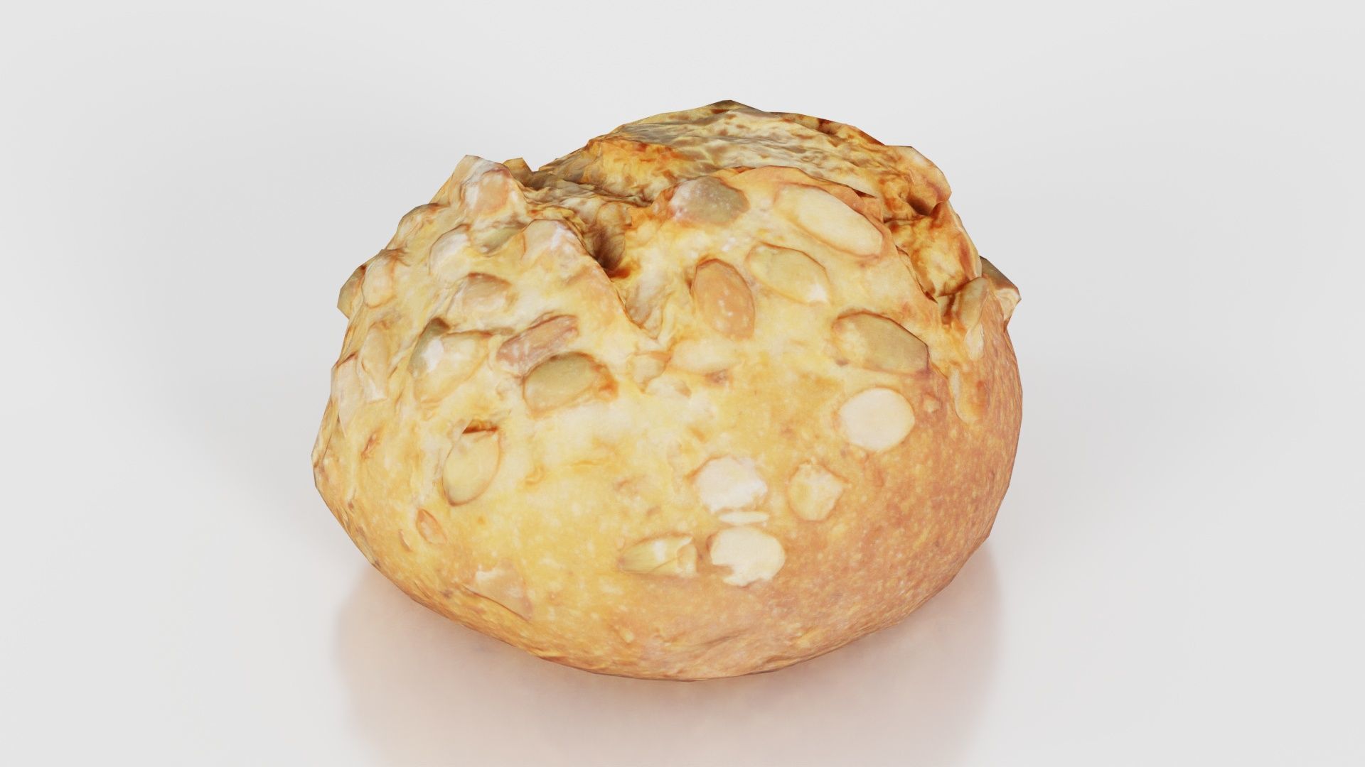 Pumpkin Seed Pistolet Low-poly 3D model_24