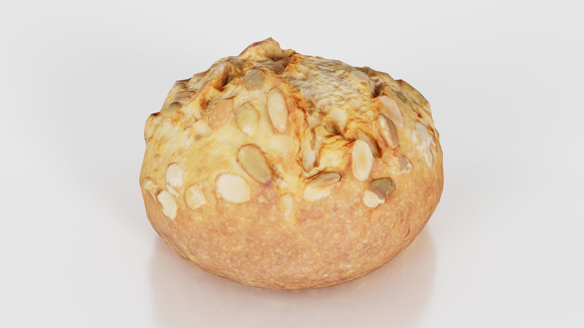 Pumpkin Seed Pistolet Low-poly 3D model_22