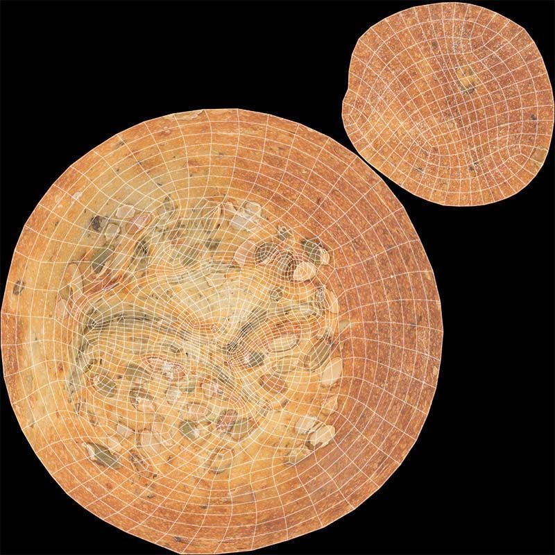 Pumpkin Seed Pistolet Low-poly 3D model_14