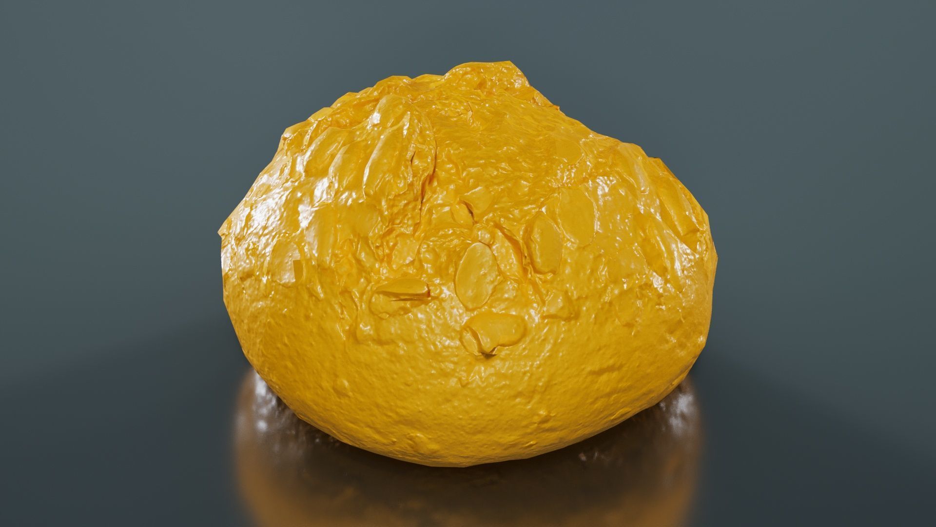 Pumpkin Seed Pistolet Low-poly 3D model_13