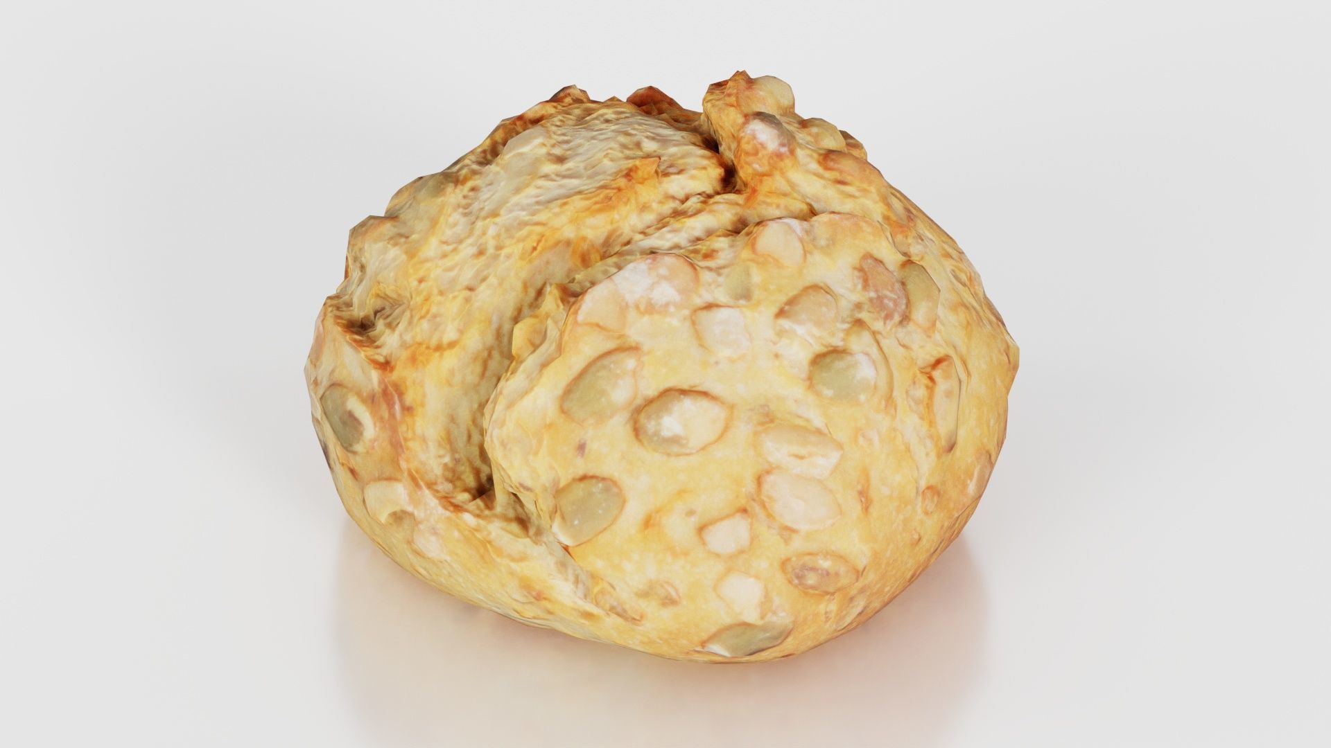 Pumpkin Seed Pistolet Low-poly 3D model_15