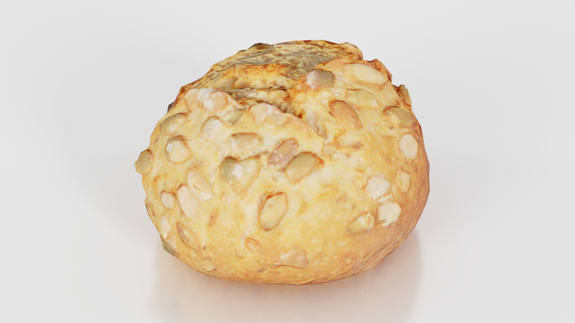 Pumpkin Seed Pistolet Low-poly 3D model_25