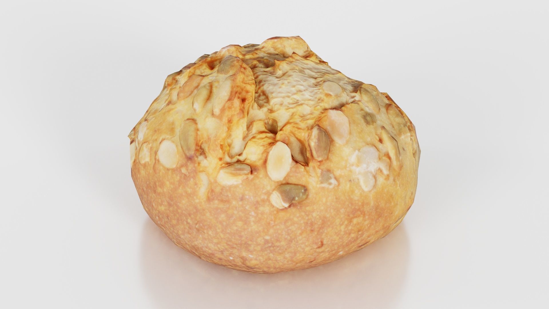 Pumpkin Seed Pistolet Low-poly 3D model_21