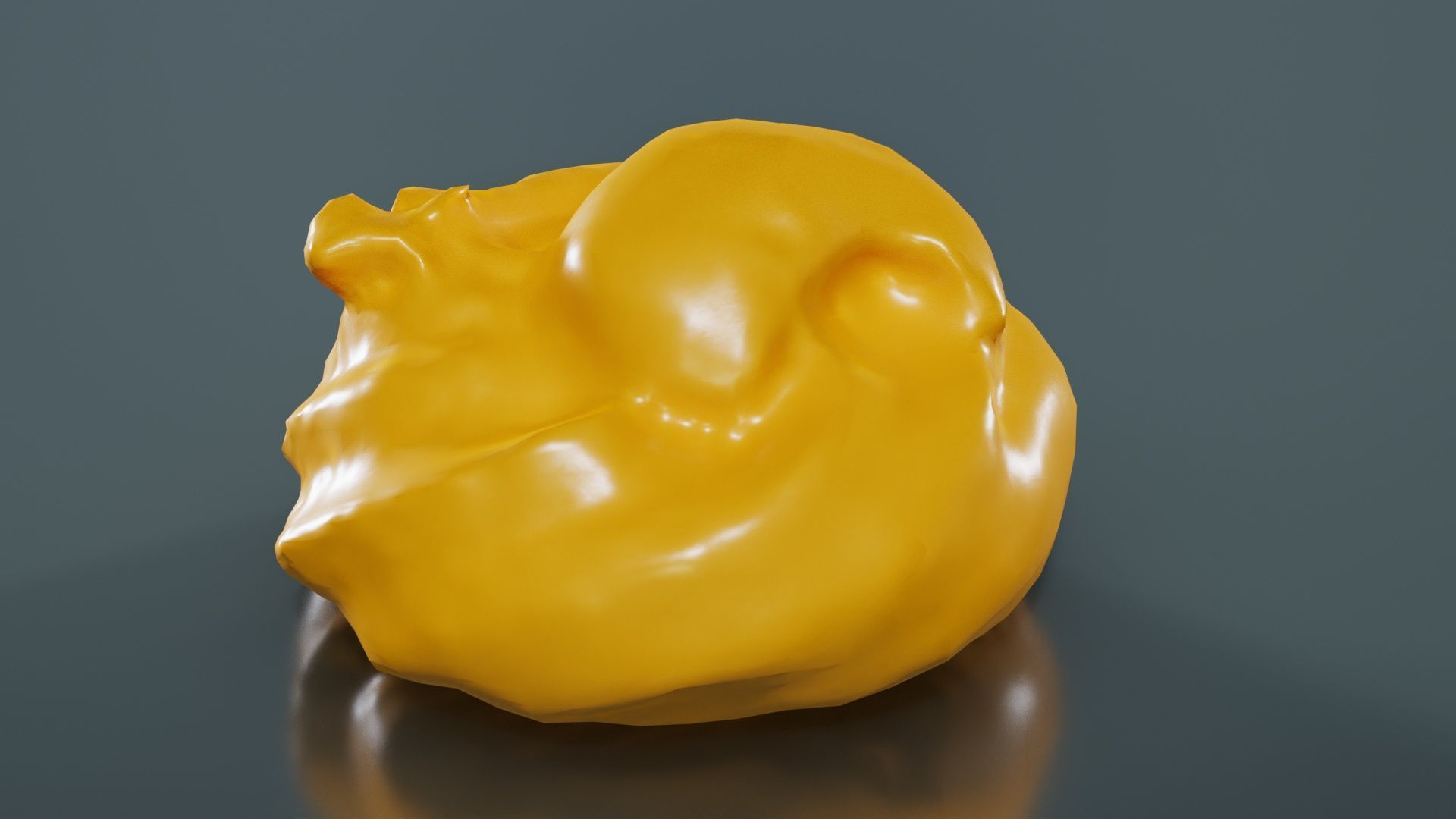 Red Fruit Cookie Low-poly 3D model_13