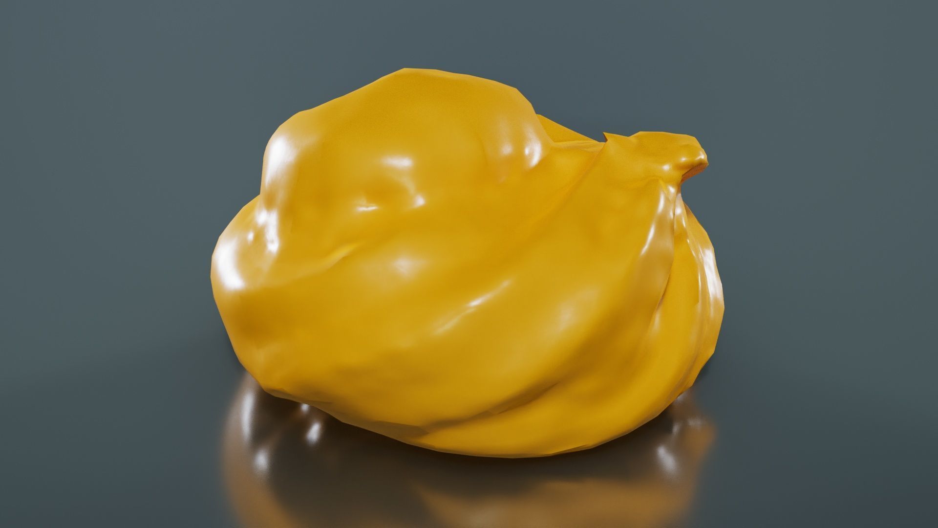 Red Fruit Cookie Low-poly 3D model_12