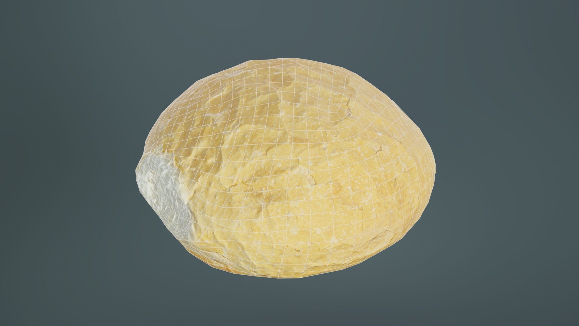 Regular Pistolet Low-poly 3D model_10