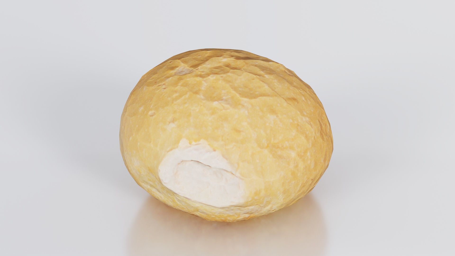 Regular Pistolet Low-poly 3D model_3