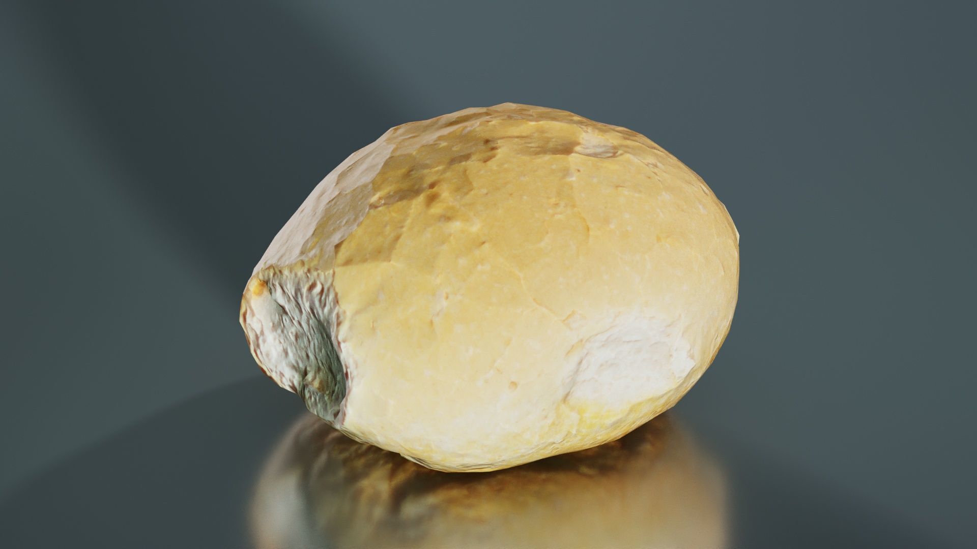 Regular Pistolet Low-poly 3D model_8