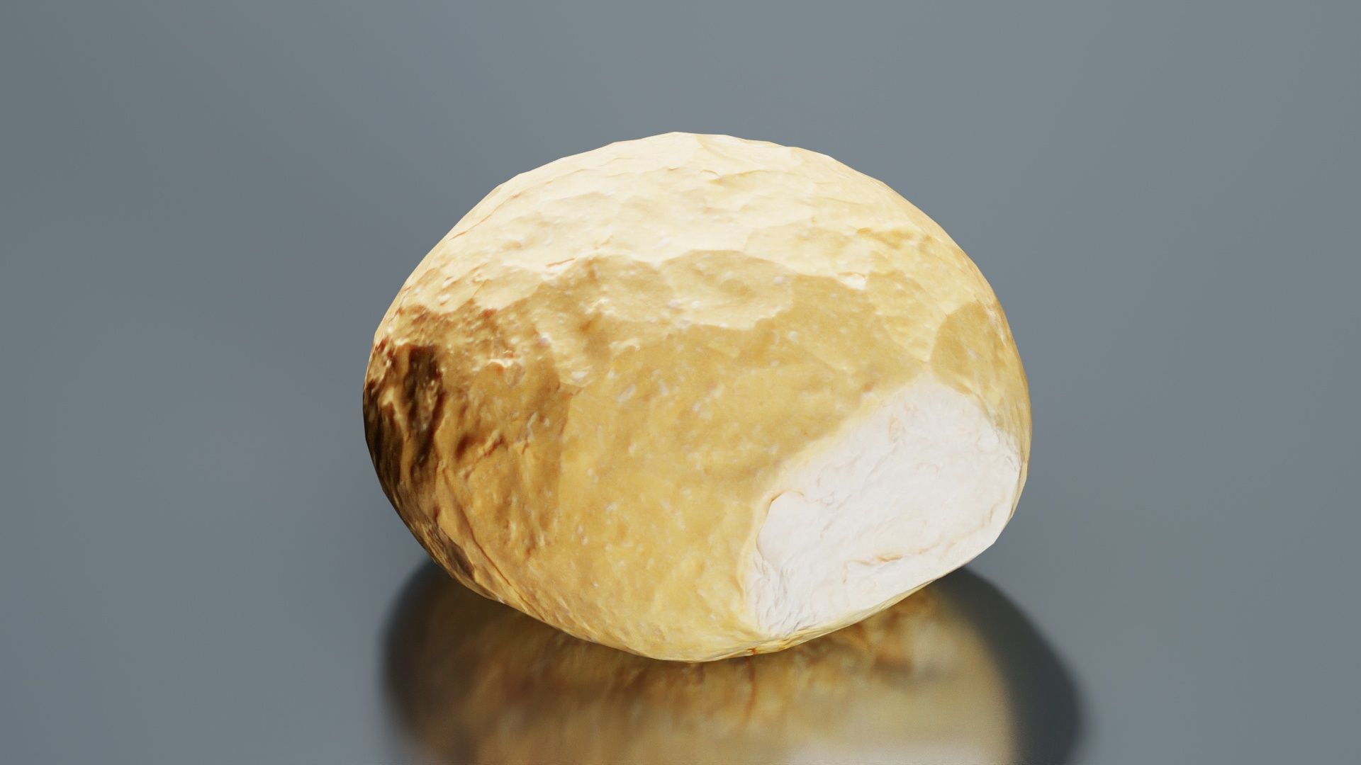 Regular Pistolet Low-poly 3D model_1