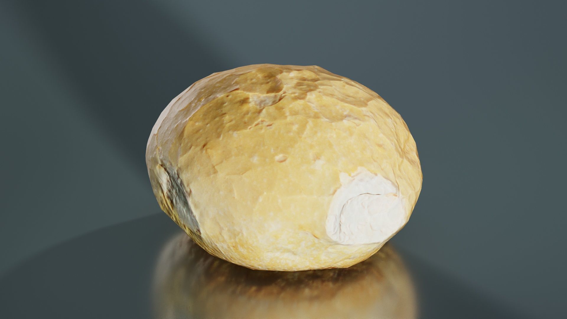 Regular Pistolet Low-poly 3D model_5