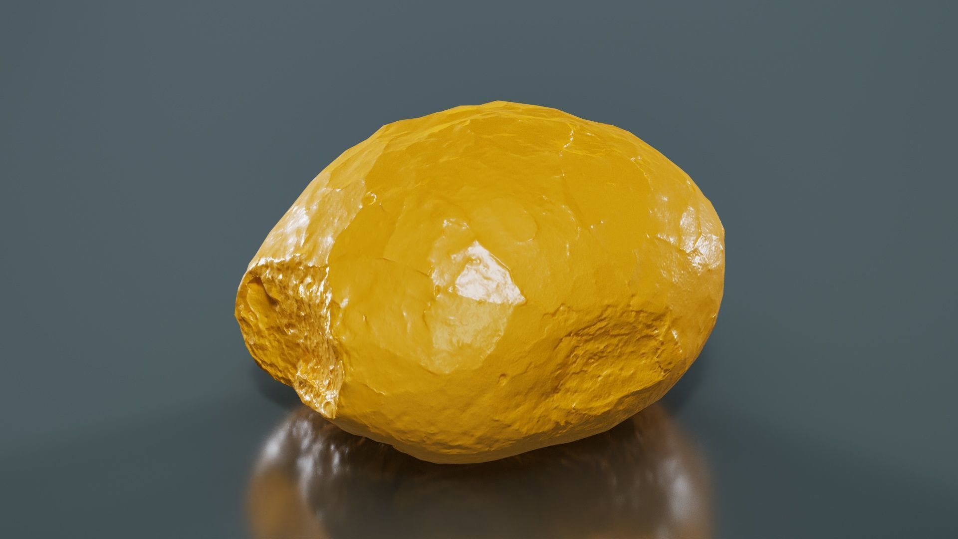 Regular Pistolet Low-poly 3D model_12