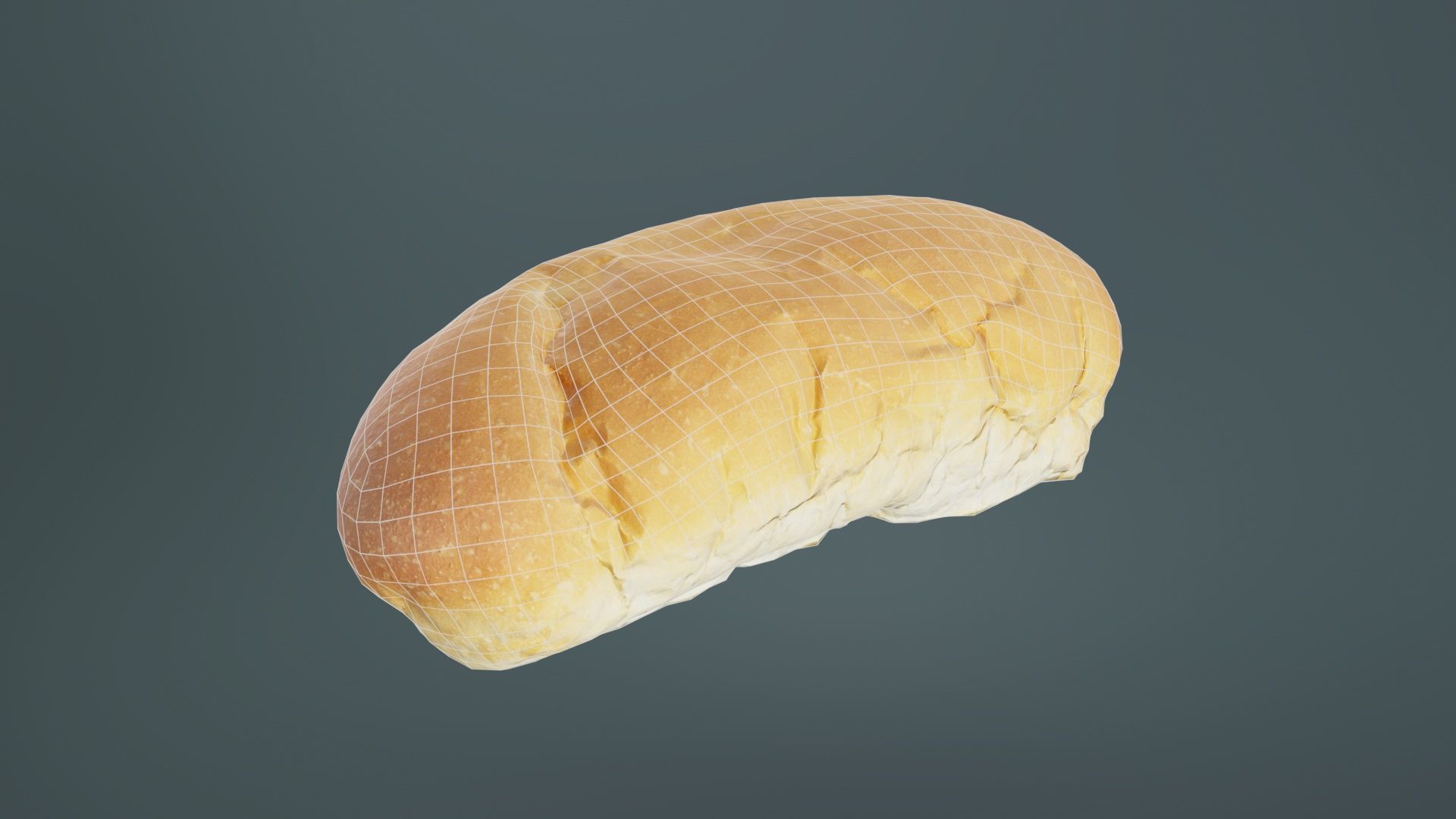 Sandwich Low-poly 3D model_9