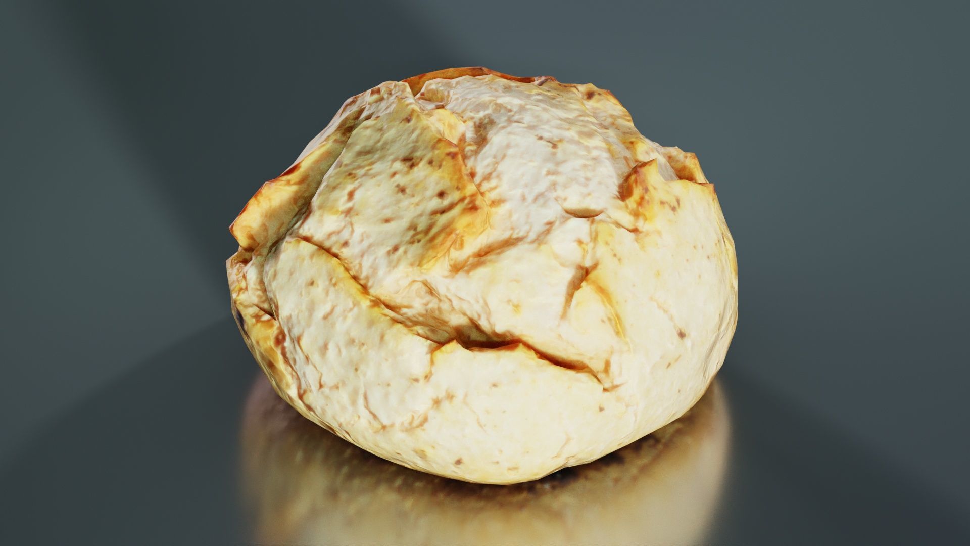 Sour Dough Pistolet Low-poly 3D model_7