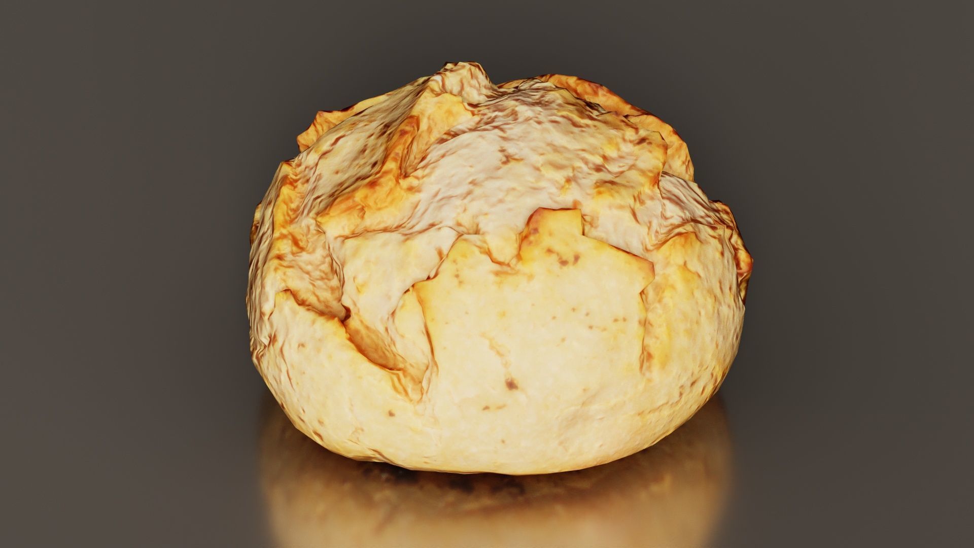 Sour Dough Pistolet Low-poly 3D model_1