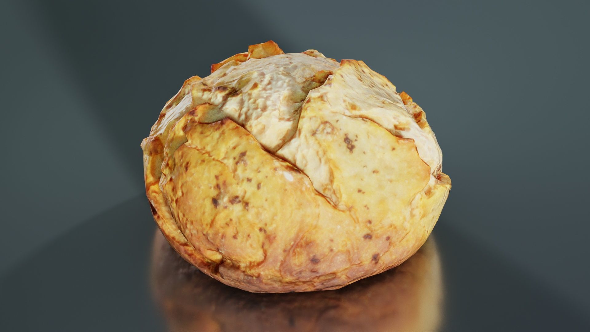 Sour Dough Pistolet Low-poly 3D model_5