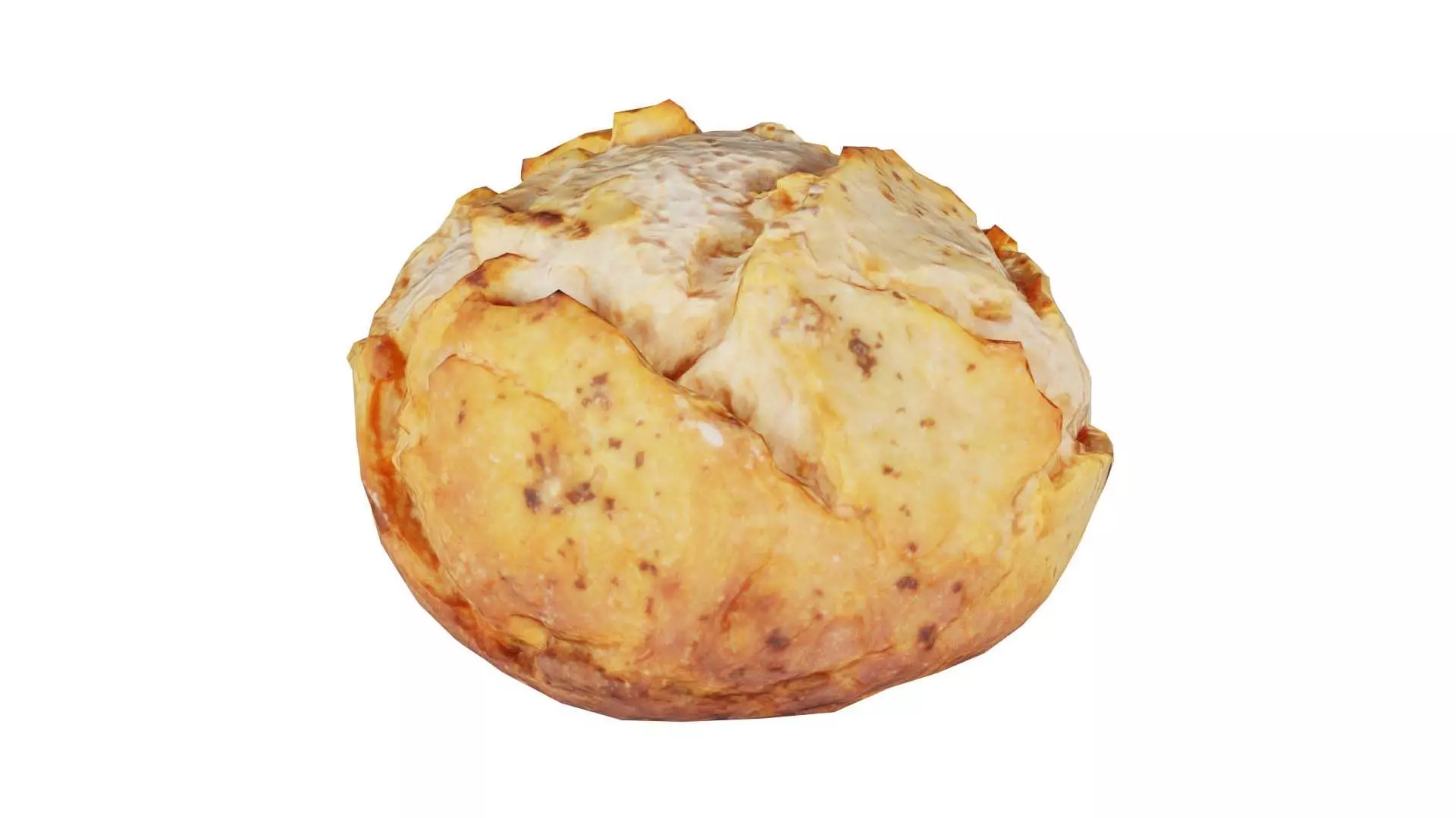 Sour Dough Pistolet Low-poly 3D model_0