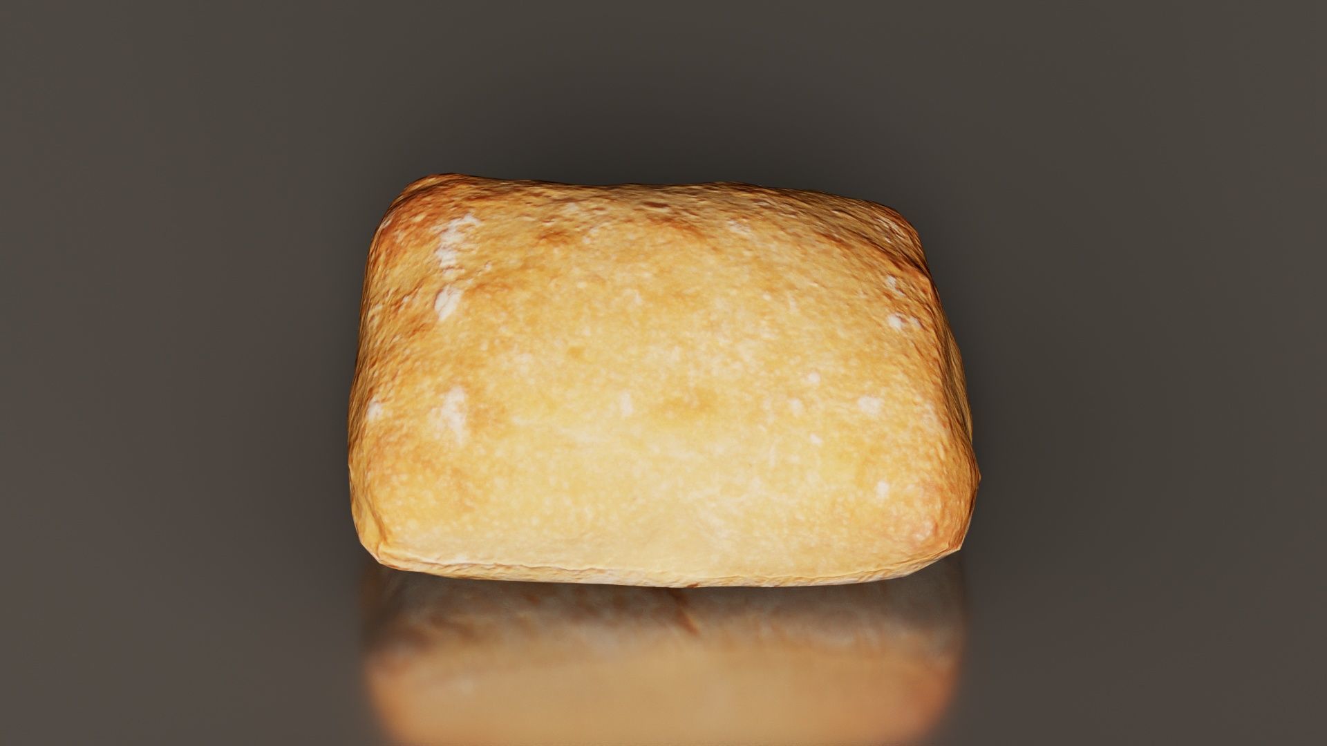 Square Olive Pistolet Low-poly 3D model_3