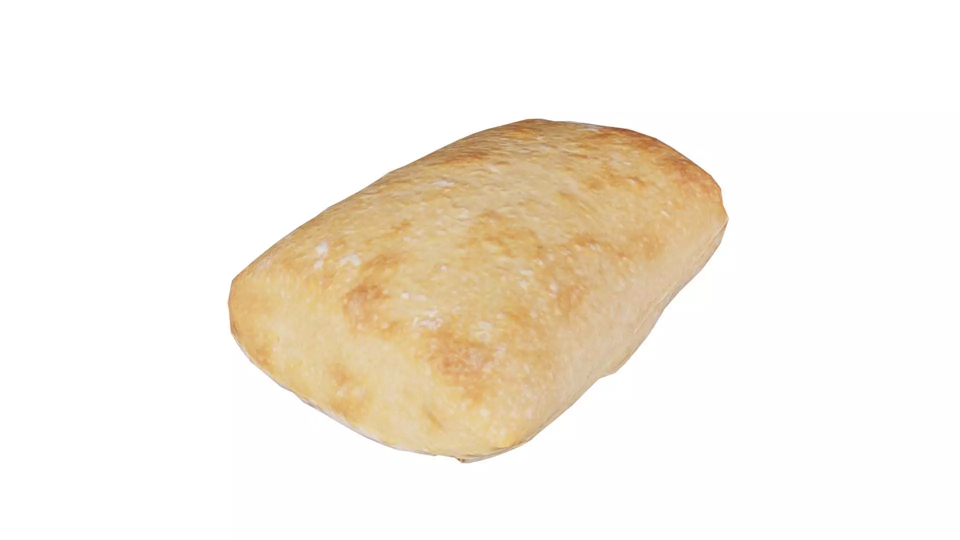 Square Olive Pistolet Low-poly 3D model_0