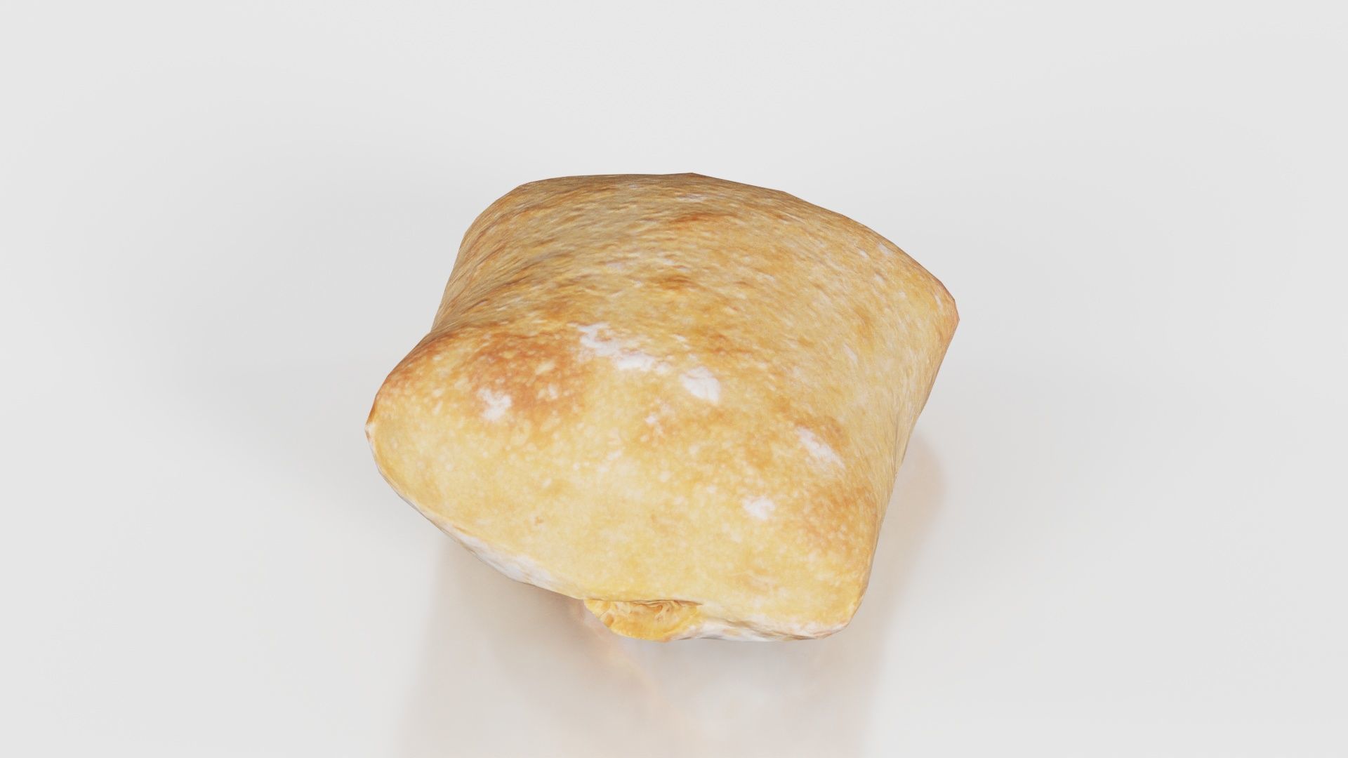 Square Olive Pistolet Low-poly 3D model_22