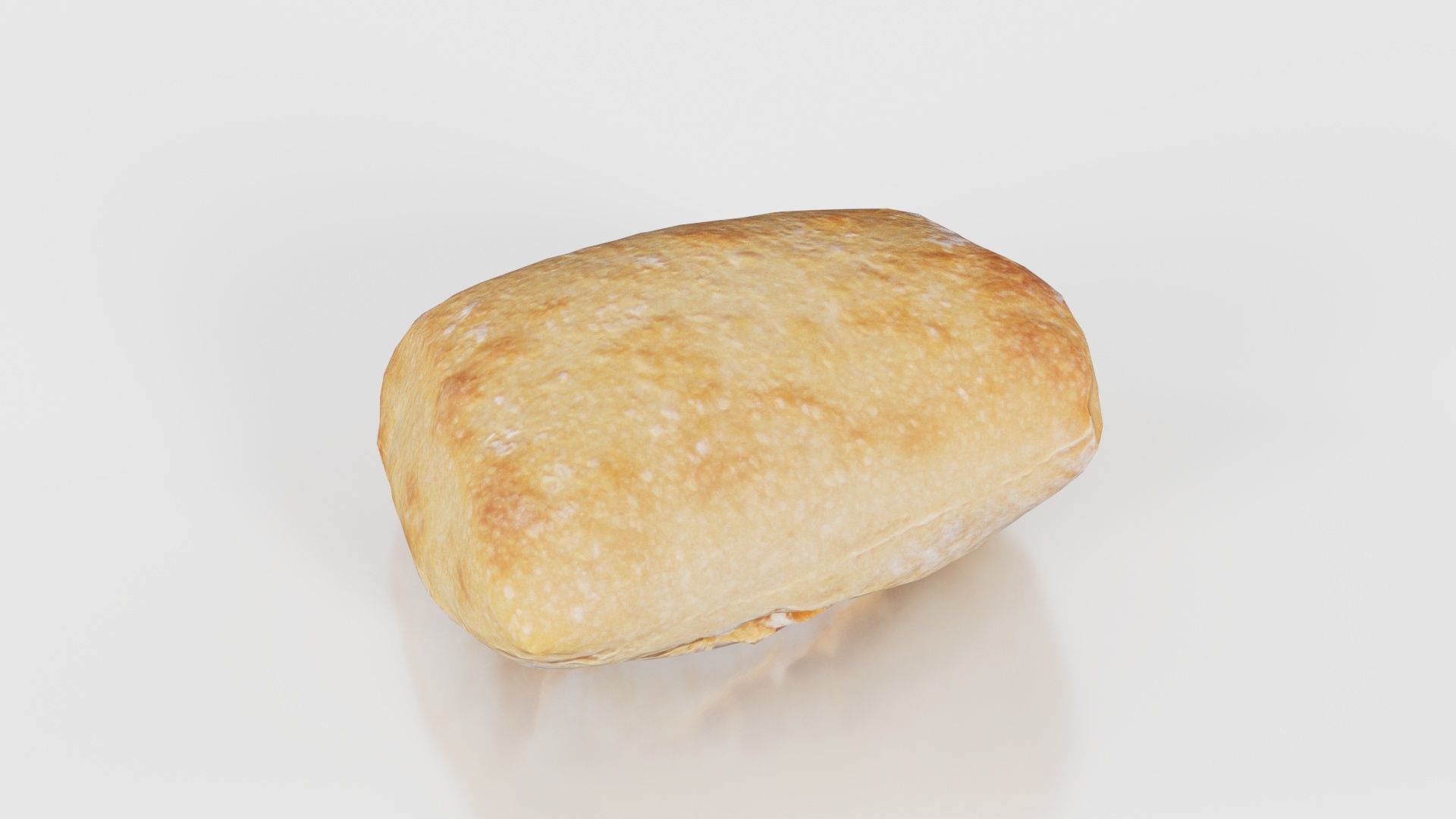 Square Olive Pistolet Low-poly 3D model_26