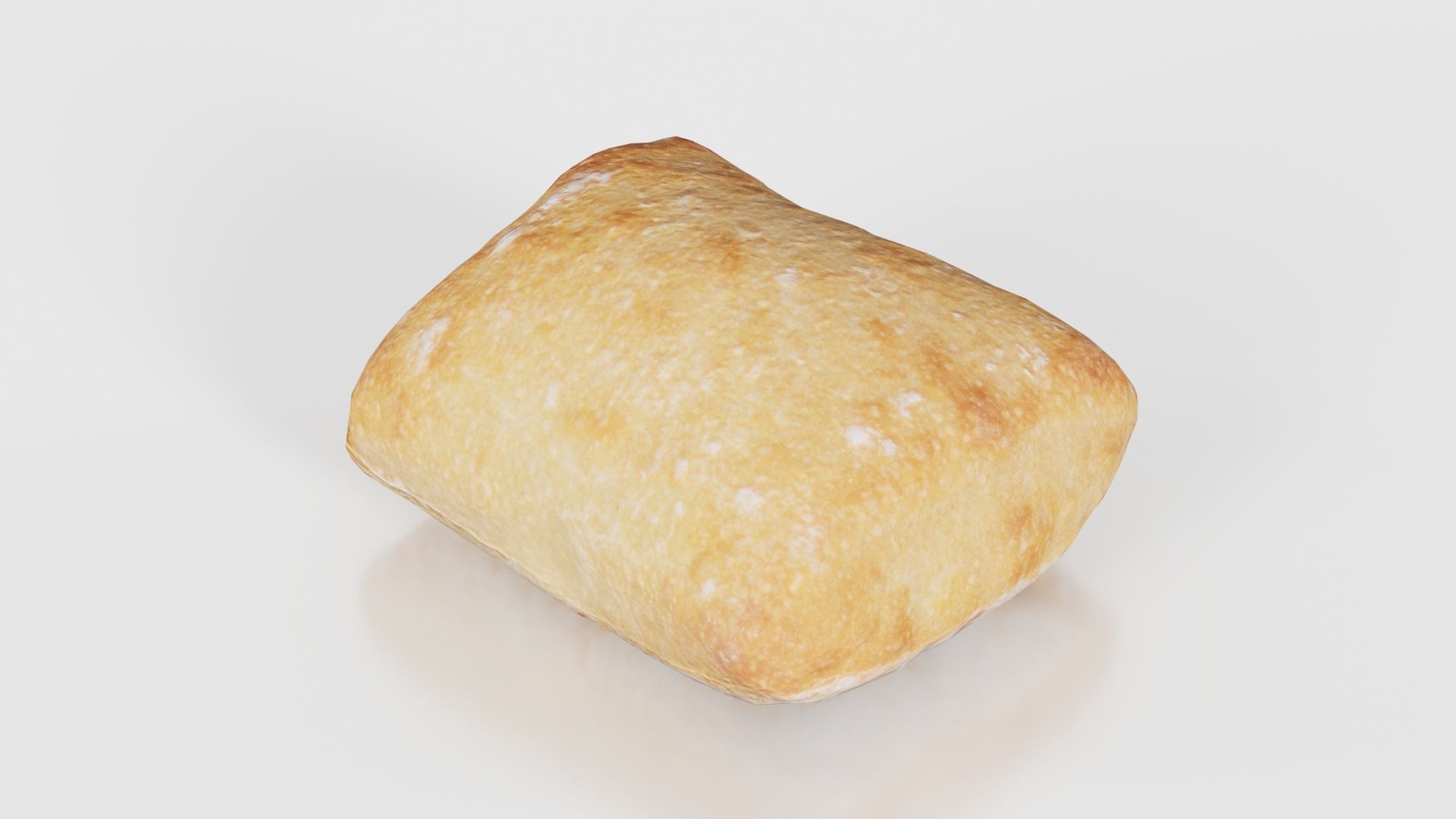 Square Olive Pistolet Low-poly 3D model_18