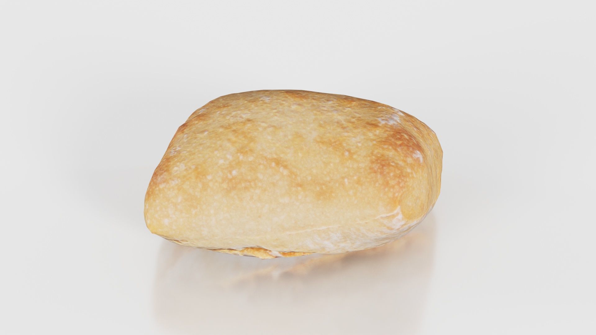 Square Olive Pistolet Low-poly 3D model_25