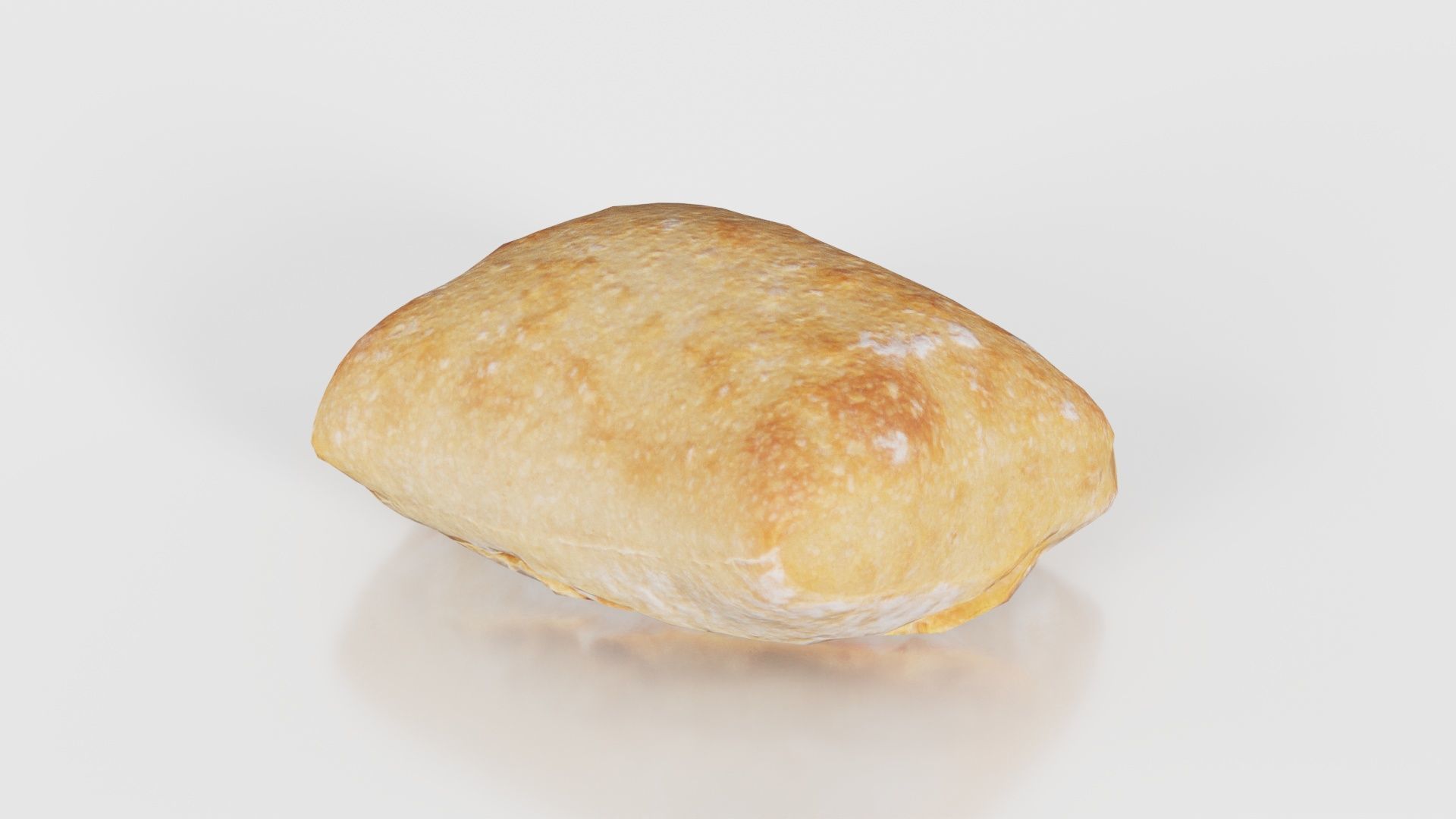 Square Olive Pistolet Low-poly 3D model_24