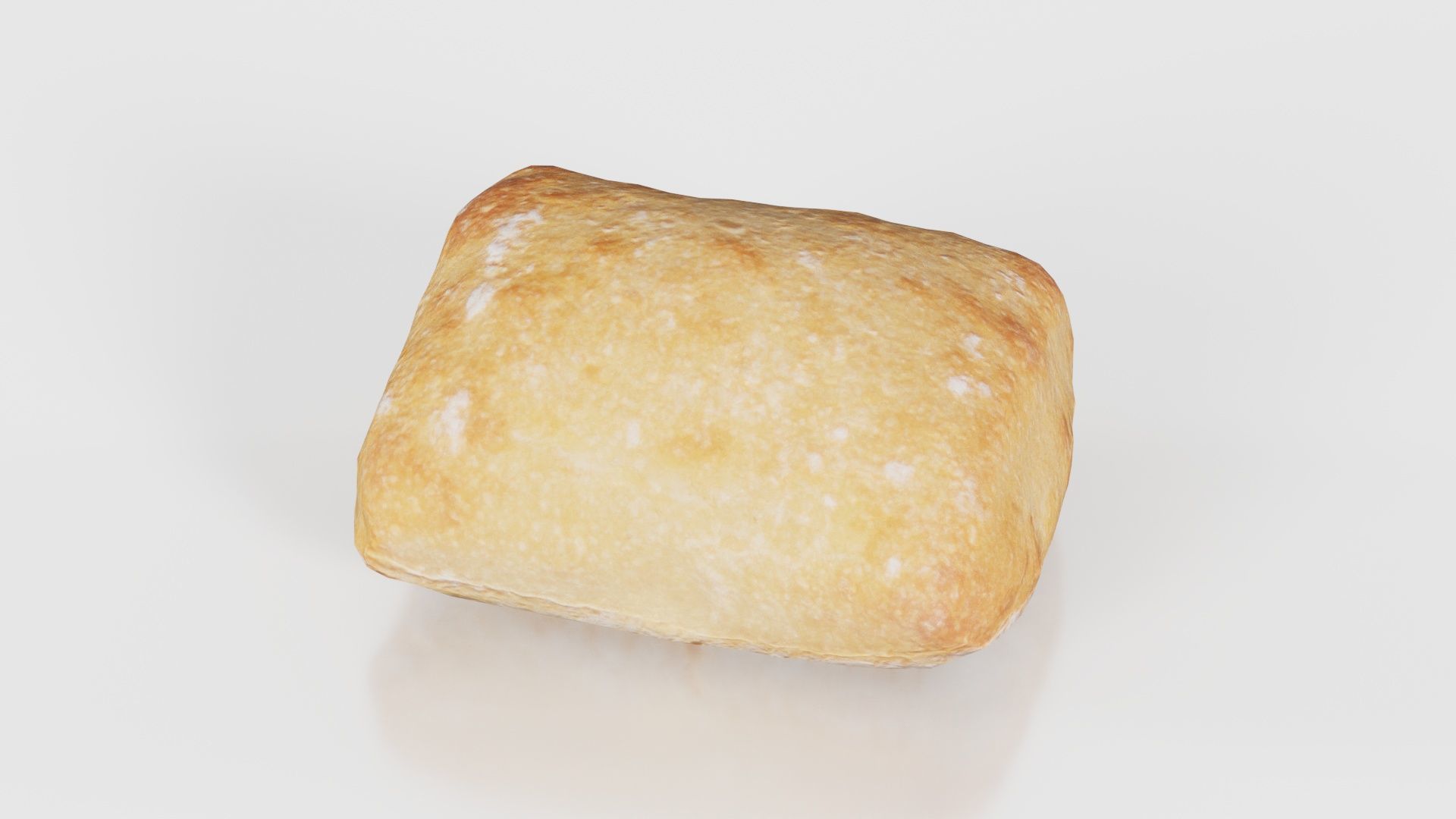 Square Olive Pistolet Low-poly 3D model_19