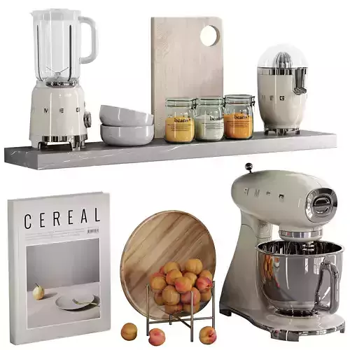 kitchen accessories N056 Low-poly 3D model