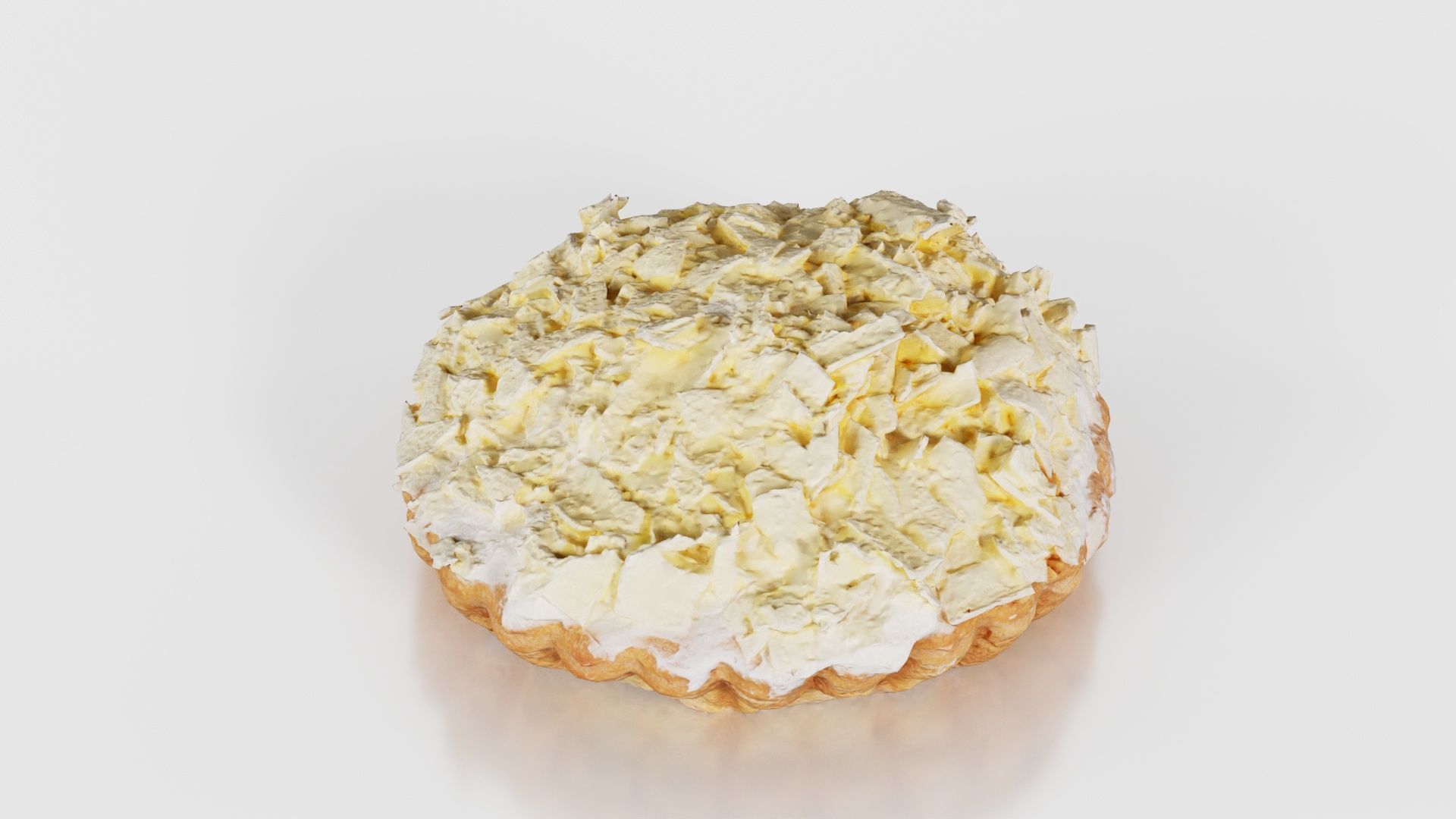 White Chocolate Cake Low-poly 3D model_25