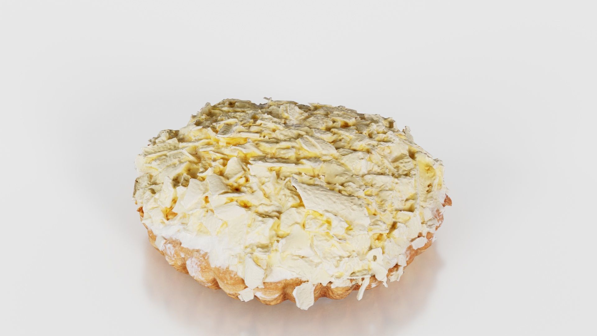 White Chocolate Cake Low-poly 3D model_21