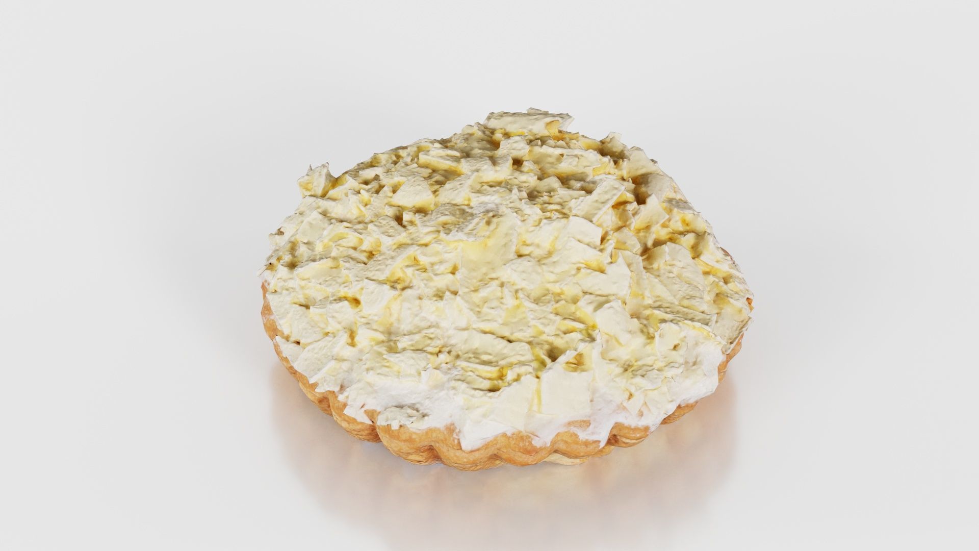 White Chocolate Cake Low-poly 3D model_26