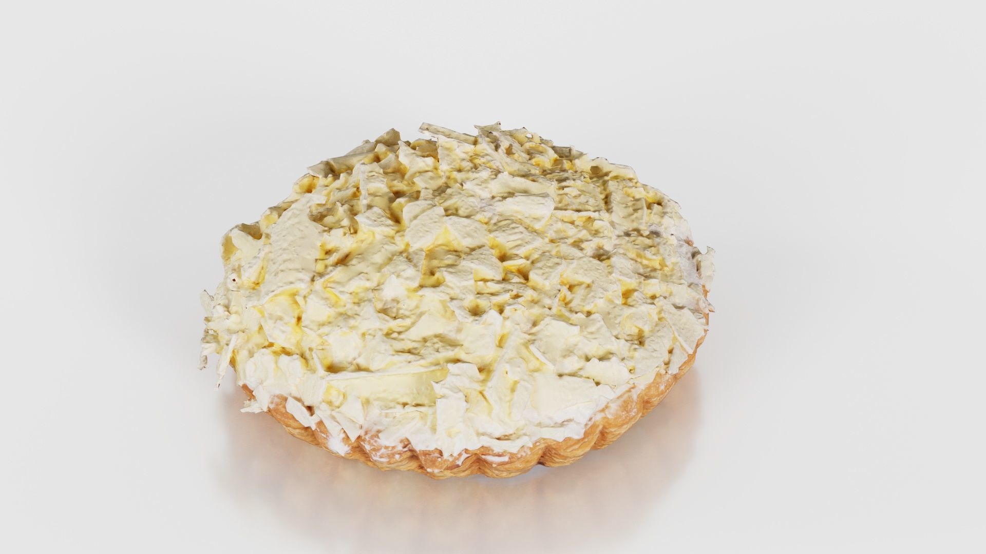 White Chocolate Cake Low-poly 3D model_18