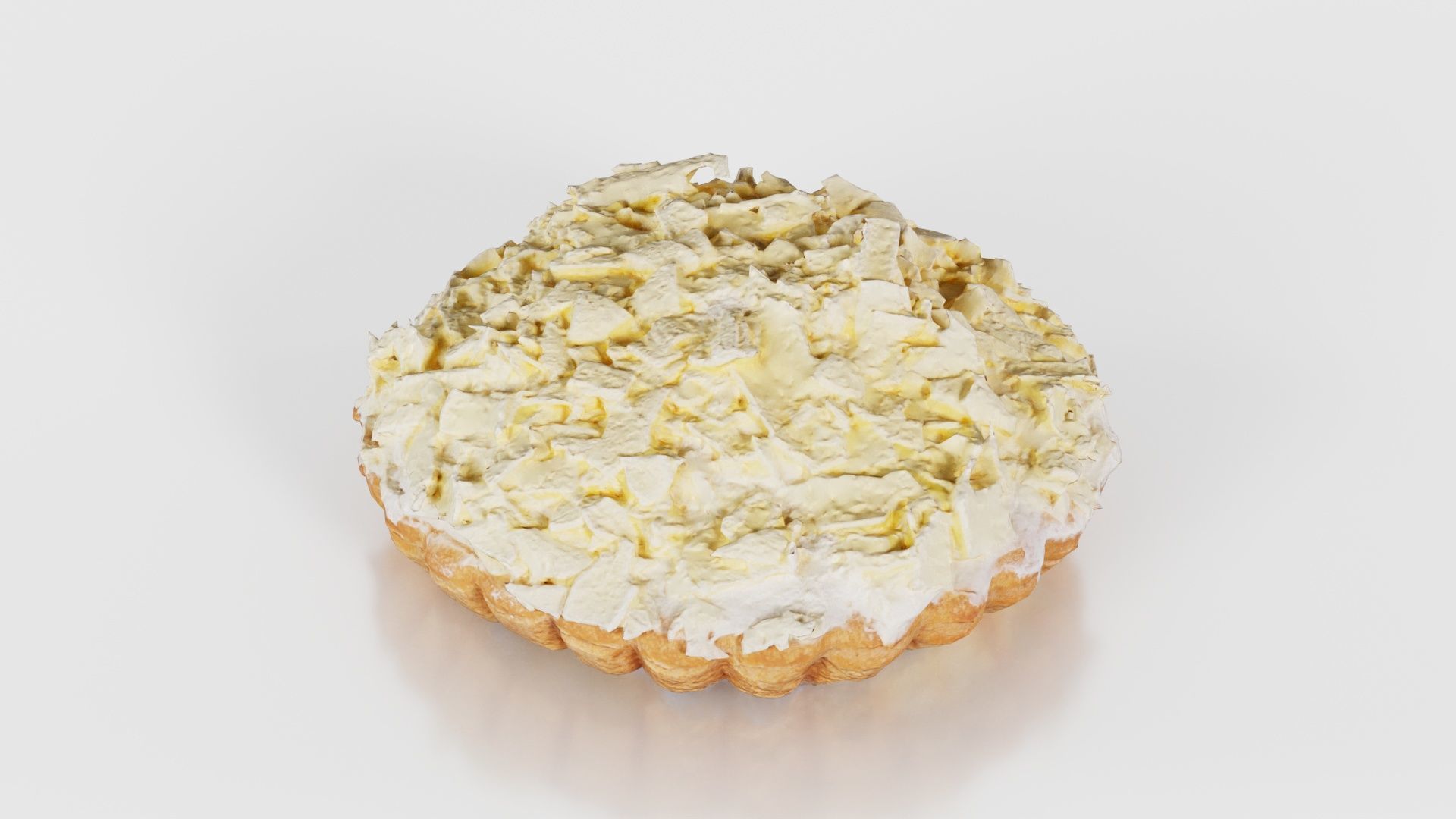 White Chocolate Cake Low-poly 3D model_15