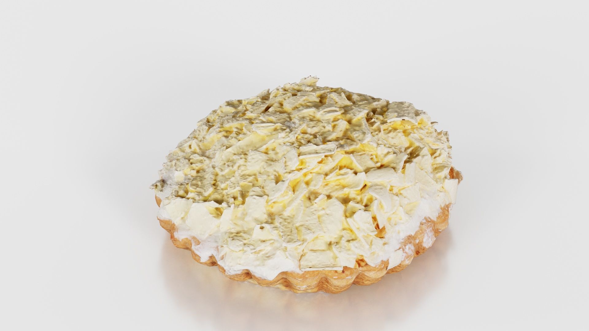 White Chocolate Cake Low-poly 3D model_24